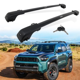 EZREXPM 265LBS Lockable Cross Bars Roof Rack Fit for Toyota 4Runner 2025 2026 Aluminum Crossbars Cargo Bar Luggage Baggage Carrier Rooftop Accessories, for Storage Bag Kayak Snowboard Canoe Bike