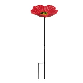 MIXXIDEA Sunflower Bird Baths for Outdoors Small Bird Bath Stick into Ground Cute Bird Bath Tray Bird Feeders for Outdoor Garden Decoration Bird Baths for Bird Lovers