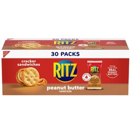 Ritz Peanut Butter Sandwich Crackers - 30 Pack