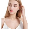 Collares corazón mujer chapados en plata 925 o oro rosa,