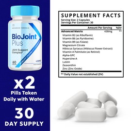 BioJoint Plus (3 Pack) BioJoint Plus, Bio Joint Advanced Joint Support Complex (180 Capsules)
