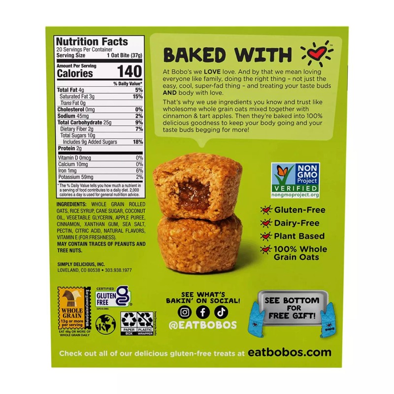 Bobo's Apple Pie Oat Bites (20 ct.)