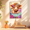 Mowana Cow Paint by Numbers Kit for Adults Beginners Framed,