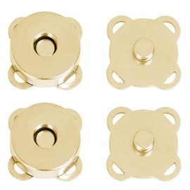 CooBigo - Botones magnéticos a presión, ciruela, cierres magnéticos para bolsos, ropa, bolsos, álbumes de recortes, cierres magnéticos de cierre, costura en broches magnéticos para manualidades (18