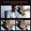 Nuroum V11 2K Webcam for PC, with Noise-Cancelling Microphone &