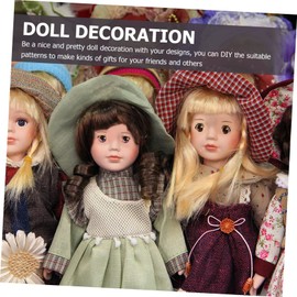 Operitacx 24 Sheets Water Stickers Eyeball Stickers Doll Face Decals Cute Eyes Stickers Water Decals for Nails Nail Decals for Nail Art Doll Mold Googly Eye Stickers Plant 3D Carton Paper