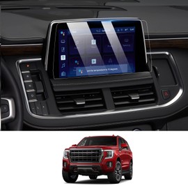 Moonlinks Tempered Glass Screen Protector Compatible with 2021-2023 Chevy Tahoe Suburban/GMC Yukon,High Definition 9H Hardness Anti-Fingerprint Protective Foil for 10.2" Navigation Display Touchscreen