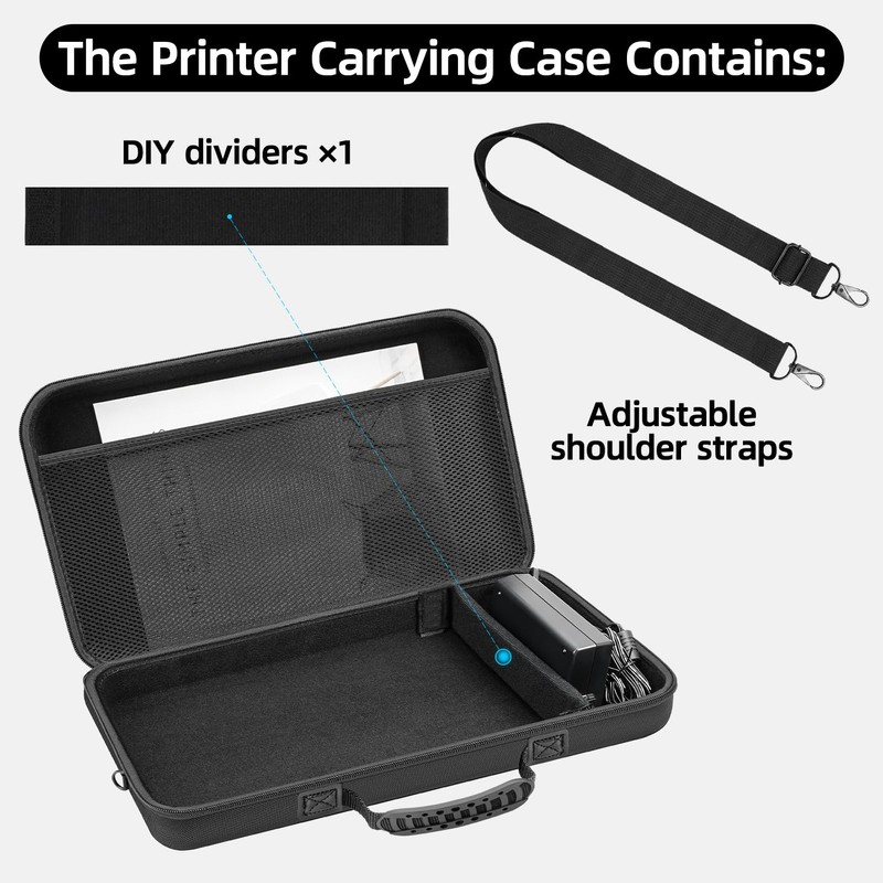 HESPLUS Hard Travel Case for Canon PIXMA TR160/ TR150/ iP110