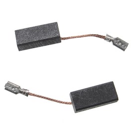 vhbw 2 x Carbon Brushes Motor Carbon Abrasive Carbon 17 x 8 x 5 mm Compatible with Bosch 1100, 1210, 1211, 1337, 1347, 14, 1400, 15-125 Power Tool