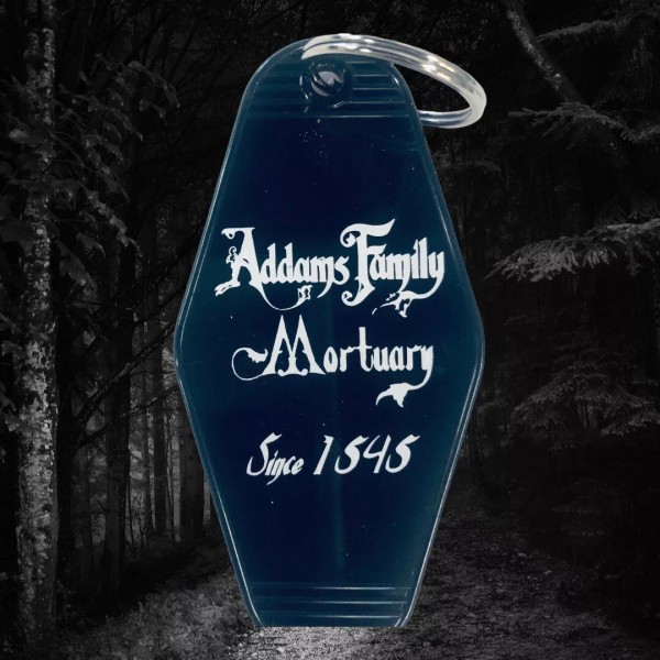ADDAMS FAMILY inspired keytag