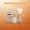 PetTop Pumpless Cat Water Fountain - 102oz/3L - Stainless Steel