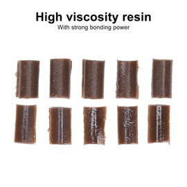 2 Bag Hair Extensions Keratin Granules, Hot Fusion Extension Glue Bead Accessories, Hair Wig Thermal Binding Granules for Rebonding Extensions, Brown