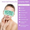 AIMALL 3PCS Steam Warm Eye Pad Mask Relieve Fatigue Over