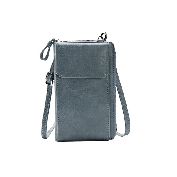 Four Leaf Large Capacity Smartphone Storage Shoulder Wallet Smartphone Pouch