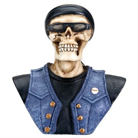 YTC Biker Skeleton - Collectible Figurine Statue Figure Skull Sculpture