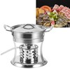 Stainless Steel Hot Pot Stove Outdoor Camping Hot Pot Stove