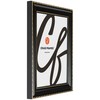Craig Frames Victoria, 11x14 Picture Frame, Ornate Black and Gold
