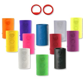 Vise Grip Finger Inserts P/O - Power Lift/Oval - Rubber Inserts for a Bowling Ball - Duo Pack - Durable Grips with Two Sides - Subsequent Fit - 11.0-29/32 - Colour: Red