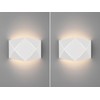 Set of 2 Indoor Wall Lights Metal in White with
