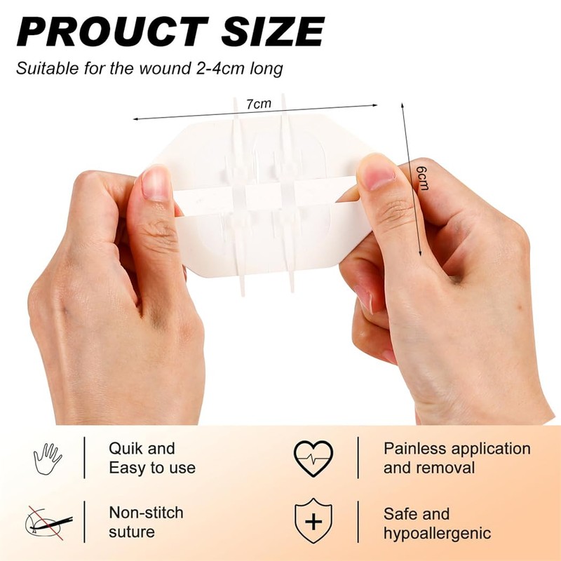 Wound Closure Strips, Pack of 2, Wound Closure Strips, Wound