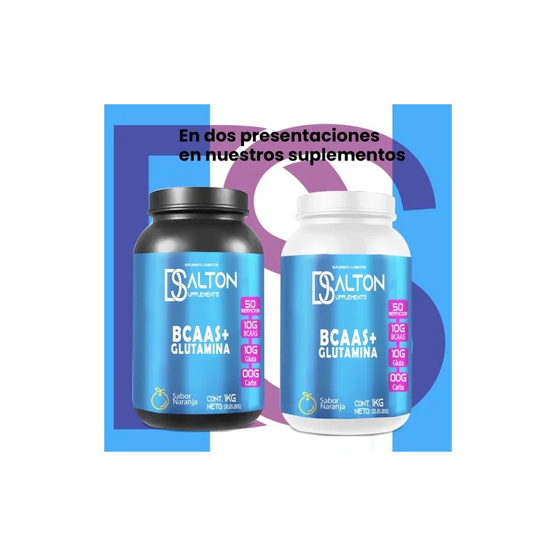 Aminoácidos Bcaas + Glutamina Dalton 1kg Varios Sabores