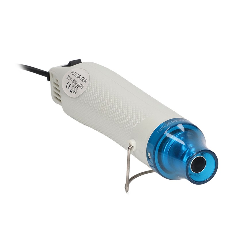 300W Mini Heat Gun Ventilated Lightweight White Handheld Heat Gun