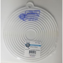 Quilter's Rule Nested Circles Set of 11-1.5 to 6.5 inch Diameter