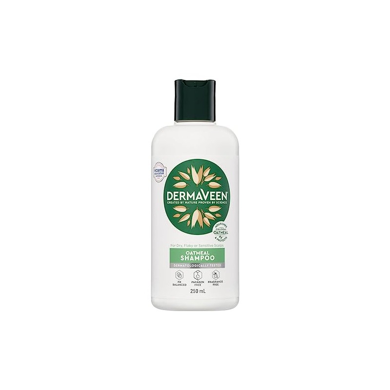 DermaVeen Daily Nourish Oatmeal Shampoo, 250ml