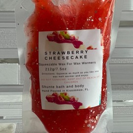 New Highly Fragrant  Squeezable Wax Melts Long-lasting Decoration Gift Bedroom Sparkle Coconut Fragrance - Scent: Strawberry Cheesecake