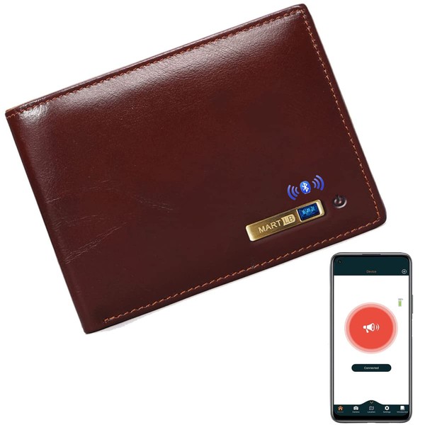 Clever Anti-Lost Bluetooth Wallet with Alarm, Position Record (via Phone