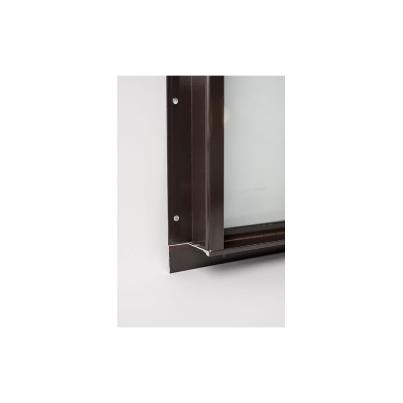 Shed Windows 10x29- Fixed Design with Tempered Glass (Brown)