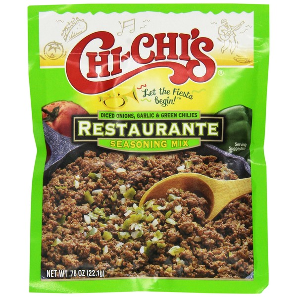 Chi Chi's Fiesta Restaurante Seasoning Mix 0.78 OZ (Pack of 3)