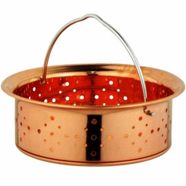 Nagao Drain Strainer, Pure Copper, 13.4cm, Kitchen Use, Board Type, Shallow Type, Made in Japan, Tsubame Sanjo