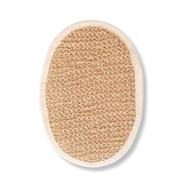Eco Bath London Natural Ramie Bath Pad - 100% Natural Exfoliating Body Scrubber Pad for Men and Women, Premium Bath Sponge for Smooth Skin