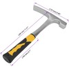 JOIKIT 29oz Brick Hammer, Flat Head Rock Pick Hammer, Double