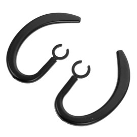 OHPHCALL 2pcs Lost Rubber Ear Hooks for Earbuds Ergonomic Replacement Earpiece Clamp for Headphones for Running Cycling and Gym Activities