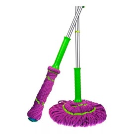 Importeek Trapeador Magico Mechudo Mop Giratorio Auto Exprimible