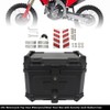 munirater 45L Motorcycle Top Case Waterproof Rear Tour Box with
