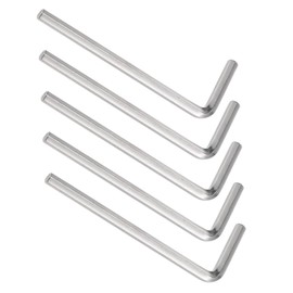 CoCud L-Handle Hex Key Wrench, 3mm Metric, CR-V L-Shape Hexagon Head Spanner - (Applications: for Home Repair and Mechanical Maintenance), 5-Pieces