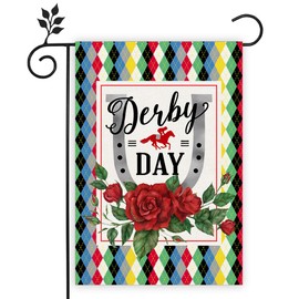 Kentucky Decorations Kentucky Garden Flag Banner Horse Racing Party Favors Kentucky Decorations and Supplies for Home Party