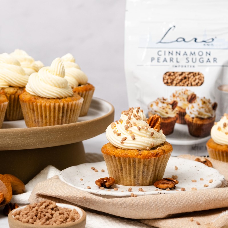 Lars Own Cinnamon Pearl Sugar, Premium Belgian Baking Topping or