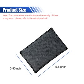 ZIMISI 3PCS Car Interior Scrubbing Sponges, 5.5"×3.9" Microfiber Auto Cleaning Applicator Pad, Detailing Scrub Sponge for Vehicle Leather Seat, Vinyl, Plastic, Upholstery (White/Dark Grey)