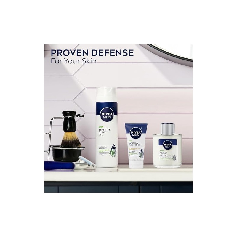 Bálsamo para después del afeitado NIVEA FOR MEN Sensitive 3.30