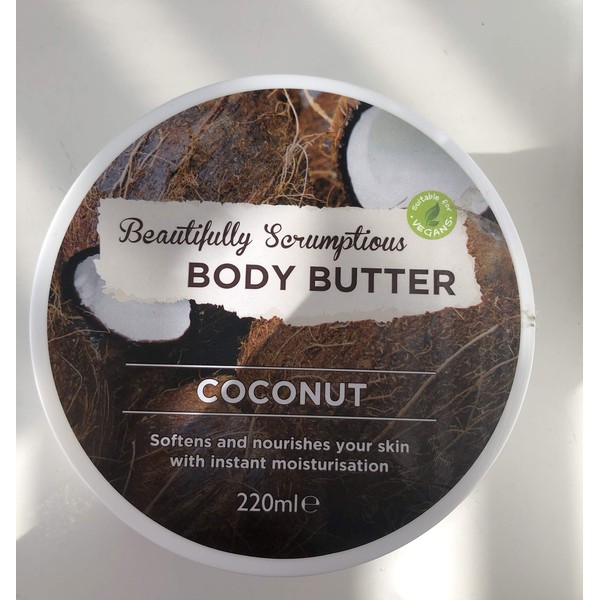 Beautifully scrumptious coconut body butter 220ml