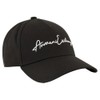 Armani Exchange Men's Logo Script Baseball Hat, Black/Optical White, One