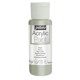 PEBEO Acrylic 59ML, White Pearl, 59 ml (Pack of 1)