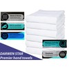 DARWEN STAR Hand Towels - Pack of 4 100% Egyptian
