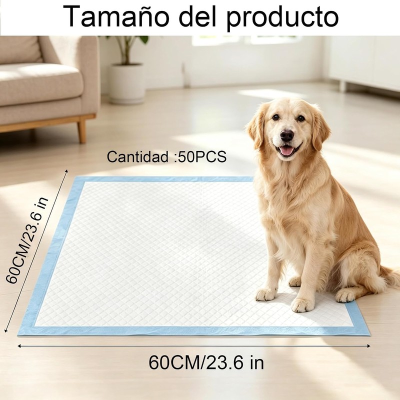 Tapete Entrenador para Perro, 50 Piezas de 60 x 60