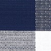 Split P Block Check Woven Placemat Set of 4