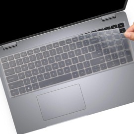 Keyboard Cover for Dell Latitude 5550 5540 5530 5531 5520 5521 3540 15.6" Laptop Keyboard Skin, Dell Precision 3560 3561 3570 3571 3580 3581 3590 3591 15.6" Laptop Keyboard Cover Protective Skin-Clear